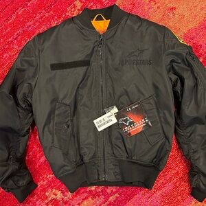 Alpinestars Bovver Aggro Motorcycle Bomber Jacket (Size: Small)